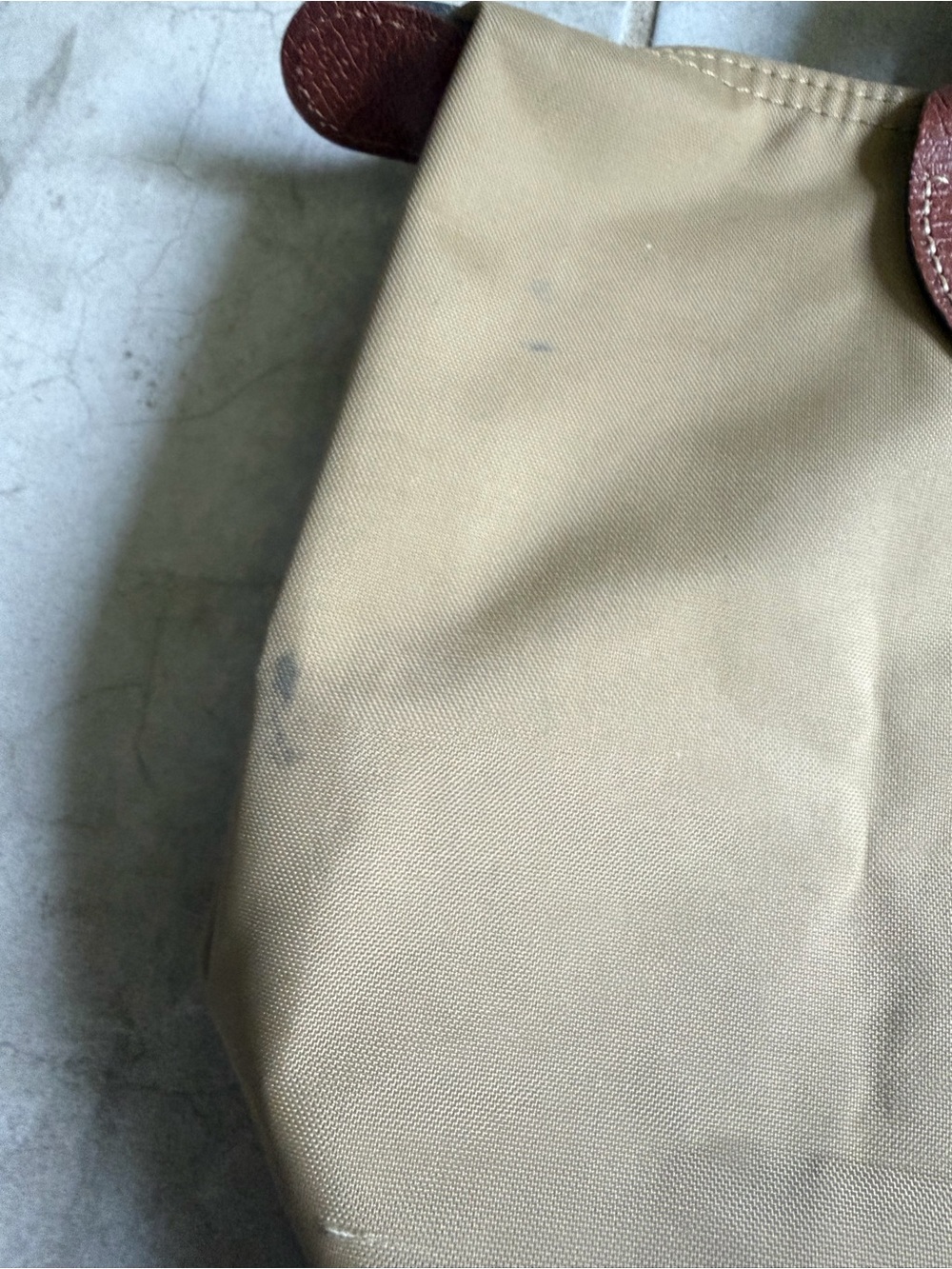 LONGCHAMP Le Pliage S Handbag Olive Short Handle Tote - Picture 2 of 9